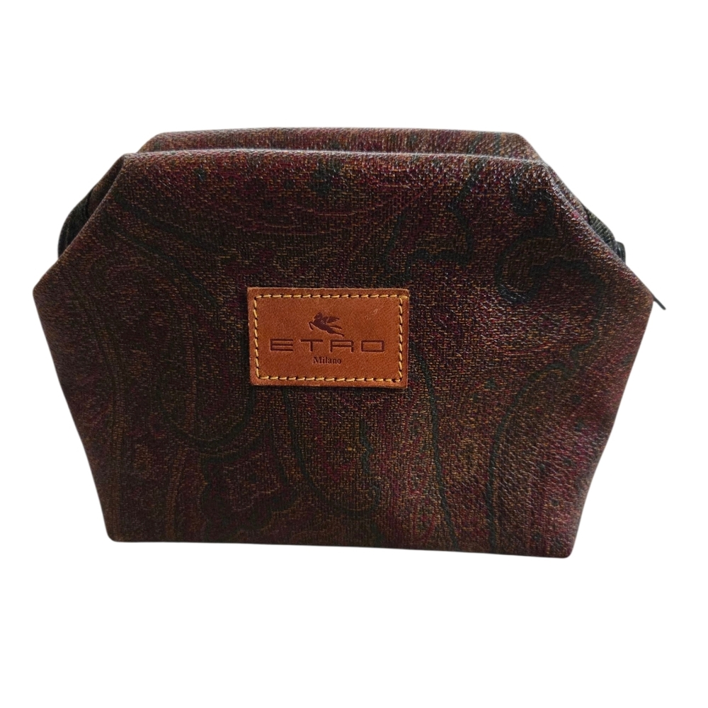 ⛔️SOLD⛔️ Etro Milano Paisley Toiletry Bag